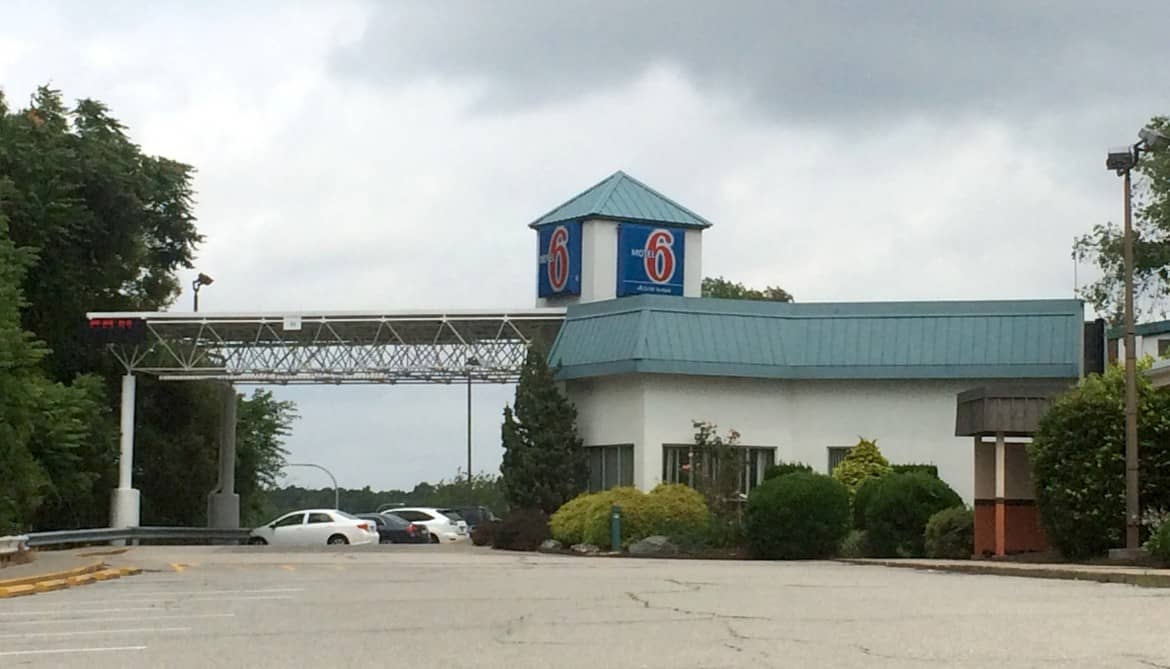 Motel 6 at at 20 Jefferson Blvd.