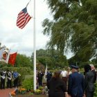 City officials, firefighters and family of the Warwick victims of the Sept. attacks attended a brief memorial service Thursday, Sept. 11, 2014.