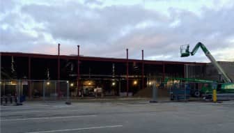 Construction has begin on a new LA Fitness at 1500 Bald Hill Road, the former site of Shaw's Supermarket.