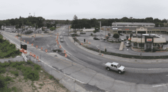 [CREDIT: RIDOT] Veterans Memorial Drive is being resurfaced.