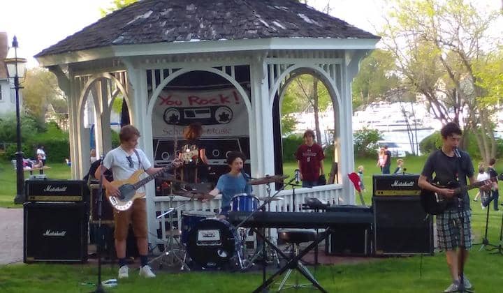 [CREDIT: Tina Suttles] Local youth provided music for the event Friday.