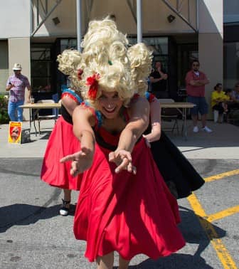 [CREDIT: Mary Carlos] The Tropigals perform during the 2016 Ice Cream Throwdown in Providence.