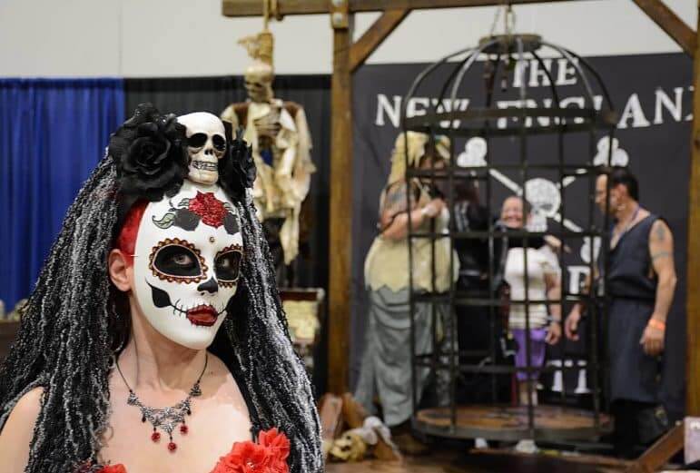 [CREDIT: Mary Carlos] A pirate dresses for the occasion during Terror Con 2014