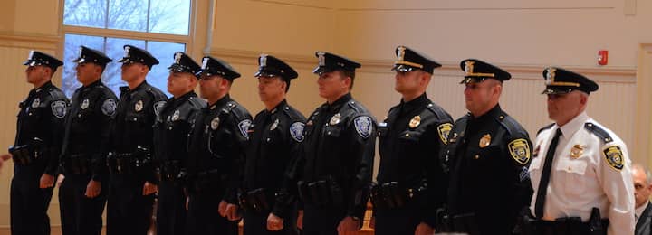 [CREDIT: Rob Borkowski] The Warwick Police SWAT team, honored for their August first place trophy in the Connecticut SWAT Challenge (CSC 2016).