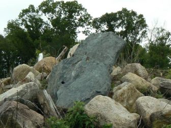 [CREDIT: Courtesy Photo] The stone that will be used for the city's new Cold War monument.