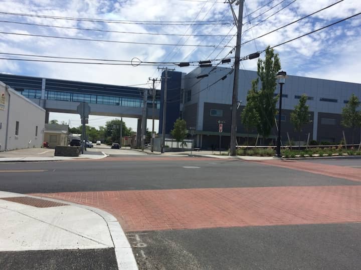 [CREDIT: Rob Borkowsi] Coronado Road in 2017, with new crosswalks.