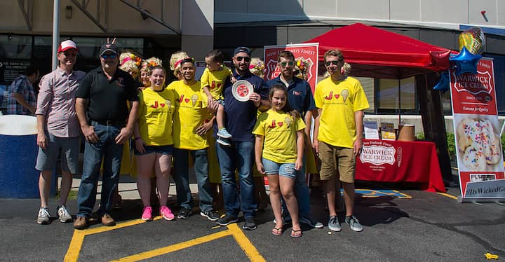 [CREDIT: Mary Carlos} Warwick Ice Cream won second place during Sunday's Ice Cream Throwdown.