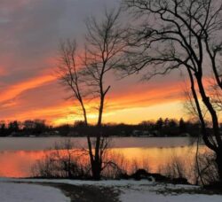 [CREDIT: Lincoln Smith] Lincoln Smith took this photo, one of many, at Warwick Pond Monday.