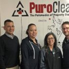 [CREDIT: PuroClean] From left, members of the PuroClean staff: Olivia Lariviere, Richard Minogue, Raquel Pereyra, Alda Hernandez, and Chris Sanford, owner. Sanford is the U.S. SBA 2019 New England Veteran Small Business Owner of the Year.