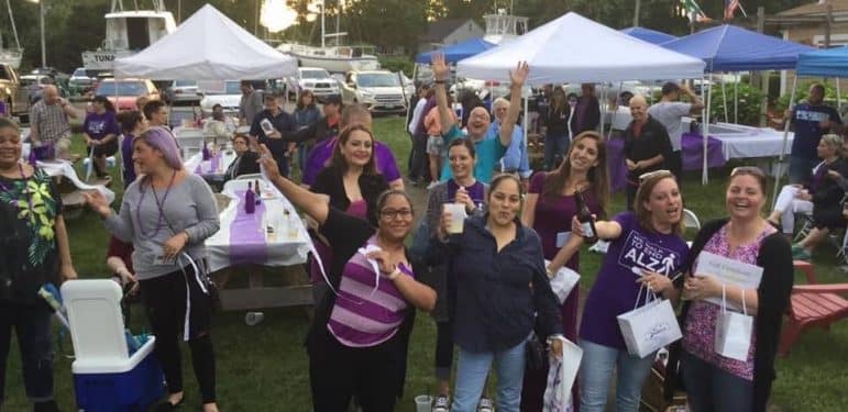 Benchmark Senior Living venues hosted a fundraiser at County Cork Irish Pub June 21 to aid the Alzheimer’s Association.