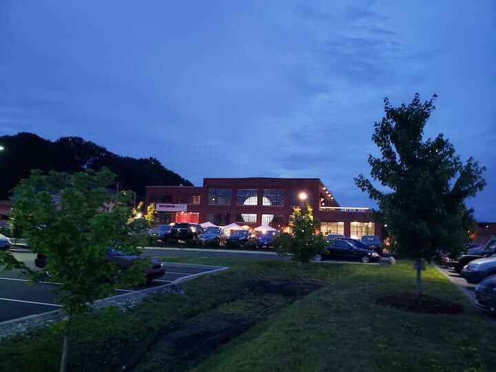 [CREDIT: Rob Borkowski] An enormous replica of the moon sits inside the Water Fire Arts Center, 475 Valley St., Providence. The exhibit runs through July 28.