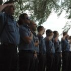 [CREDIT: Rob Borkowski] Warwick firefighters during Wednesday's Sept. 11 memorial ceremony.