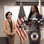 [CREDIT: RIDOH] Governor Gina M. Raimondo and RIDOH Director Nicole Alexander-Scott asked the public and organizers to avoid large events to limit spread of COVID-19.