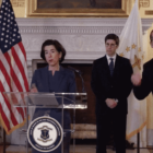 Gov. Gina Raimondo held a press conference March 30, announcing a fourth COVID-19 death, saying the state's commerce restrictions will likely last another month.