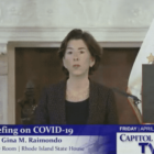 Gov. Gina Raimondo held a press conference April 2 announcing two new COVID-19 deaths, new field hospitals and to call medical personnel to sign up to help the state deal with the outbreak.