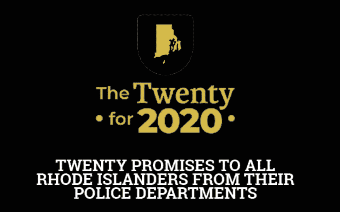 [CREDIT: RIPCA] All RI Police Chiefs Association members have pledged to make 20 policing reforms. The pledges came after the murder of George Floyd by former Minneapolis policeman Derek Chauvin.