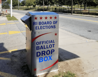 [CREDIT: RI Board of Elections] Voters can, use any of the 41 secure drop box locations at city and town halls across the state.