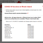 [CREDIT: CVS] CVS pharmacies across the state have made educators vaccine eligible, including K-12 teachers, daycare and preschool workers and staff as eligible for the vaccine as of Wednesday morning. 