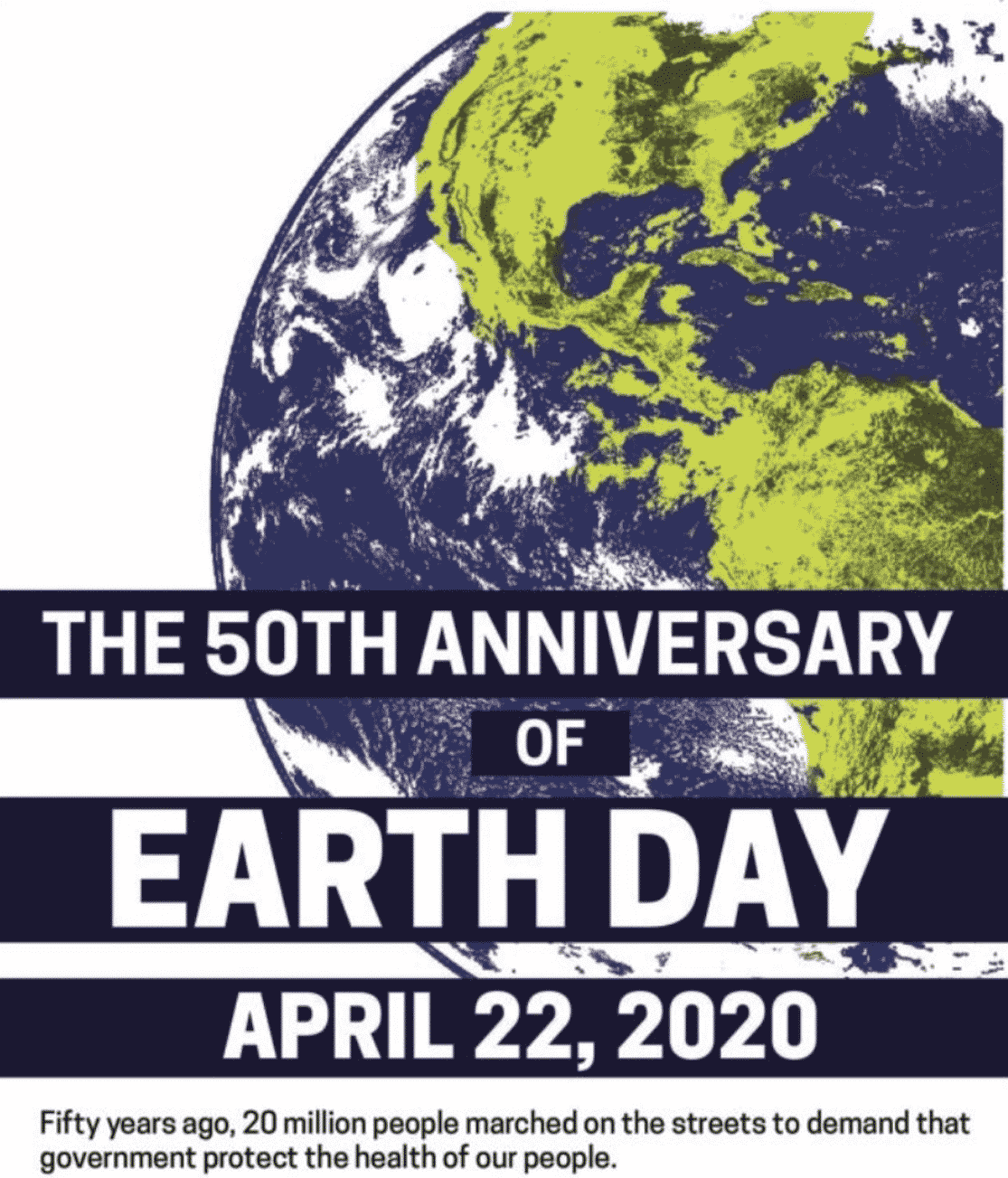 [CREDIT: EarthDay.org] Fifty Years ago, Earth Day was born. A streaming event, Earth Day Live, takes place today, as DEM encourages people to adopt sustainable habits.