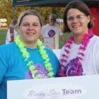 [CREDIT: Nelson Team] From left, Jamie and Jackie Nelson at the 2016 Coventry Relay for Life, at Coventry High School.