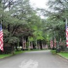 [CREDIT: Lincoln Smith] Up close with the Avenue of Flags at Pawtuxet Memorial Park.