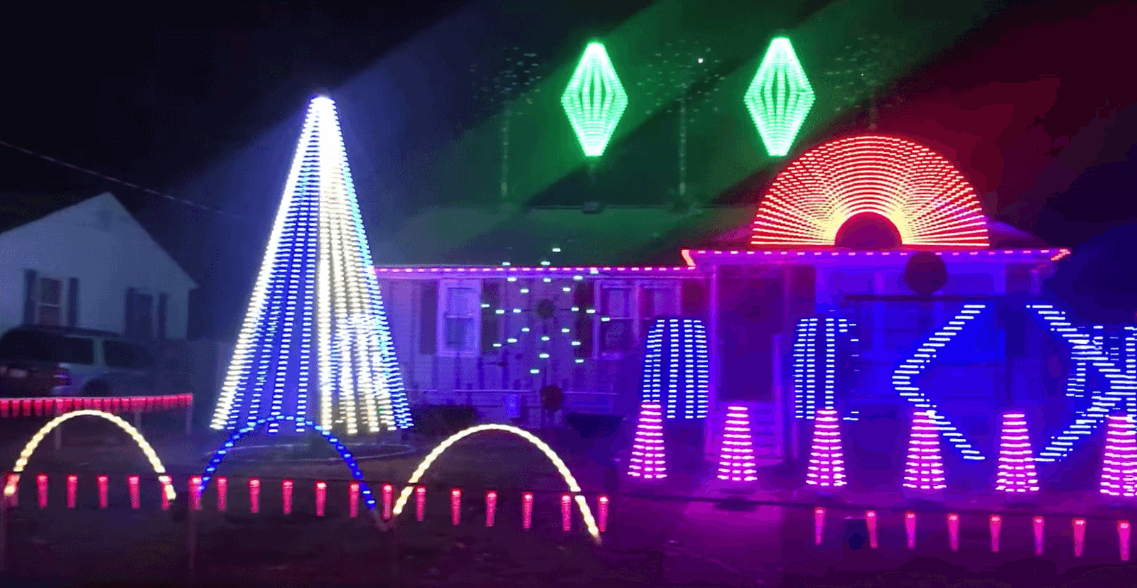 [CREDIT: Picozzi Family] A glance at some of the lights that are part of the Picozzi family Christmas display, 75 Gristmill Road, running Sunday - Thursday in the Warwick Weekend roundup.