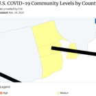 [CREDIT: CDC] The CDC has designated Rhode Island a yellow zone. In such areas of relatively low transmission, the CDC is not advising masks indoors in public places.