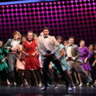 The cast of "Footloose" at Theater By The Sea perform the finale dance number.