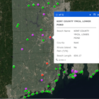 [CREDIT: RIDOH] The state's beach closure map shows four beaches, Kent County YMCA, Camp Hoffman Beach and Kingston’s Camp Beach in Kingston, Camp Canonicus Beach in Exeter, are closed due to high bacteria counts in the water.