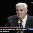 [CREDIT: CSPAN] Former Gov. Lincoln Almond at the 2001 National Governors Association conference.