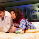 [CREDIT: Joe Siegel] Gamm Theatre's production of "Bad Jews," runs through March 22. Above, Hillel Rosenshine and Sarah Corey in a scene from the production.