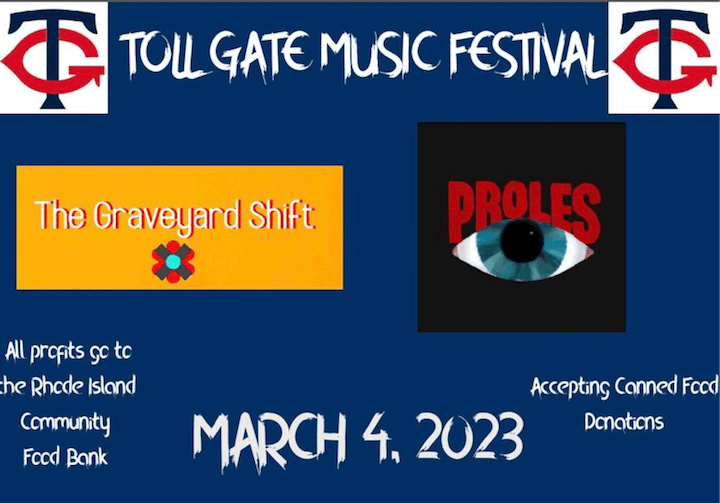 [CREDIT: Ethan Poole] The Toll Gate Music Festival, featuring local bands, will benefit Rhode Island Community food bank March 4, in this week's Warwick Weekend.