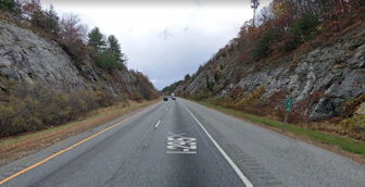 [CREDIT: RIDOT] Route I-295 Looking North, through the portion known as the Cranston Canyon. RIDOT is demolishing bridges over I-295, Cranston Street & the Washington Secondary Bike Path for the Cranston Canyon Project, so the Rte. 37 traffic pattern is changing.