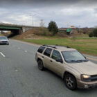 [CREDIT: RIDOT] Rte. I-295 Looking South at Rte. 37 Overpass Bridges. RIDOT is demolishing the bridges over I-295, Cranston Street & the Washington Secondary Bike Path for the Cranston Canyon Project, so the Rte. 37 traffic pattern is changing.