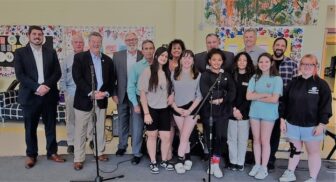 [CREDIT: BGCW] The Boys and Girls Club of Warwick hosted Warwick officials for their legislative day at the club's Frederick Street location Monday. Attending were Mayor Frank Picozzi, Rep. Joseph Solomon Jr., Sen. Mark McKenney, Rep. David Bennett,  Ward 2 Councilman Jeremy Rix,  BGCW Board Members Thomas Sweeney and John Rainone, and Former Mayor & Current BGCW Board member Scott Avedisian.