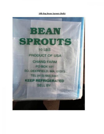 [CREDIT: FDA] RIDOH advises a May 8 Mung Bean Sprouts recall for possible Listeria contamination has been expanded.