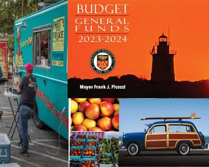 The FY24 Warwick Budget starts off the week, with a cruise night Tuesday and food Friday.