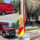 [CREDIT: Mayor Frank Picozzi’s Office] The city's new WFD rescue truck made its maiden service run Thursday at 12:30 p.m. Here, an inside, front and side view are available.