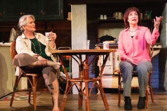 [CREDIT: Cat Laine] From left, Candice Brown (Hazel) and Phyllis Kay (Rose) in The Gamm Theatre's production, "The Children."