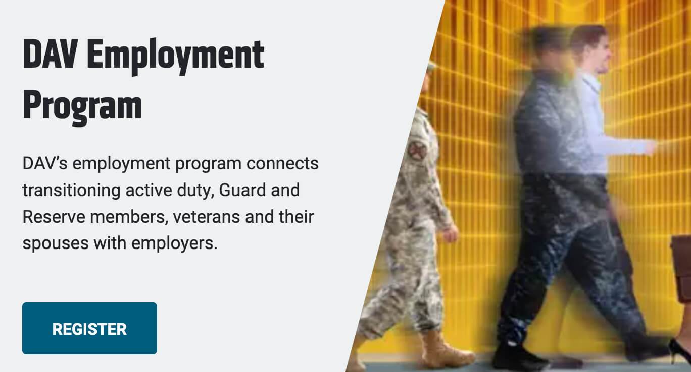 [CREDIT: DAV] DAV (Disabled American Veterans) and RecruitMilitary® are co-hosting a free Virtual Veterans Job Fair, Aug. 29 at noon.