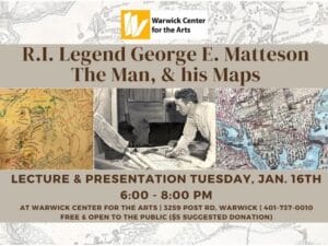 [CREDIT: WCFA] Mapmaker George Matteson is the subject of this month's WCFA exhibit, showcasing his history, firefighting adventures and hand-drawn maps of the state.