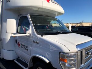 [CREDIT: American Red Cross RI] RI American Red Cross volunteers aided two families after a Francis Street Fire Friday, March 22, 2024.