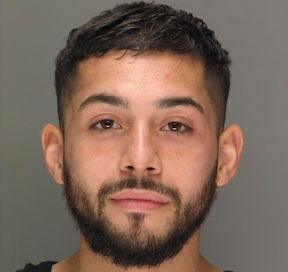 [CREDIT: WPD] Michael Diaz faces animal cruelty charges after police found four malnourished dogs and four dead dogs at his home.