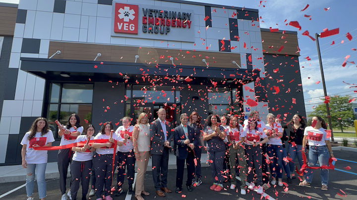 [CREDIT: VEG] Veterinary Emergency Group (VEG), which helps people and their pets when they need it most, opened with a ribbon cutting with Mayor Frank Picozzi at 989 Centerville Rd., Warwick, RI 02886 on Monday.