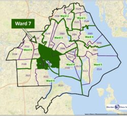 [CREDIT: City of Warwick] Warwick City Council Ward 7, currently represented by Council President Steve McAllister. McAllister is not running for re-election, and three Democrats are vying to be their party's nominee in the Nov. 5, 2024 election.