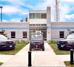 [CREDIT: CPD] Coventry Police Headquarters at 60 Wood St, Coventry, RI. There were 31 CPD arrests in August 2024.