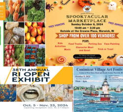 [WP Composite] This roundup of Warwick Weekend events includes an art exhibit, art festival and a spooktacular fair at Crowne Plaza.